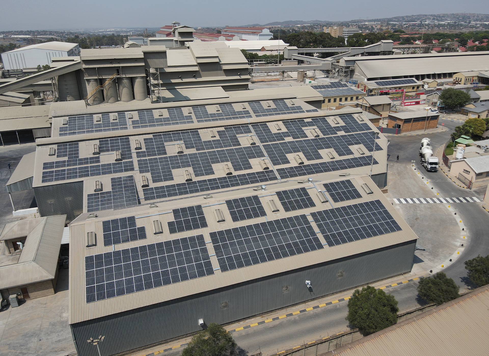 Financed industrial solar and energy efficiency solutions