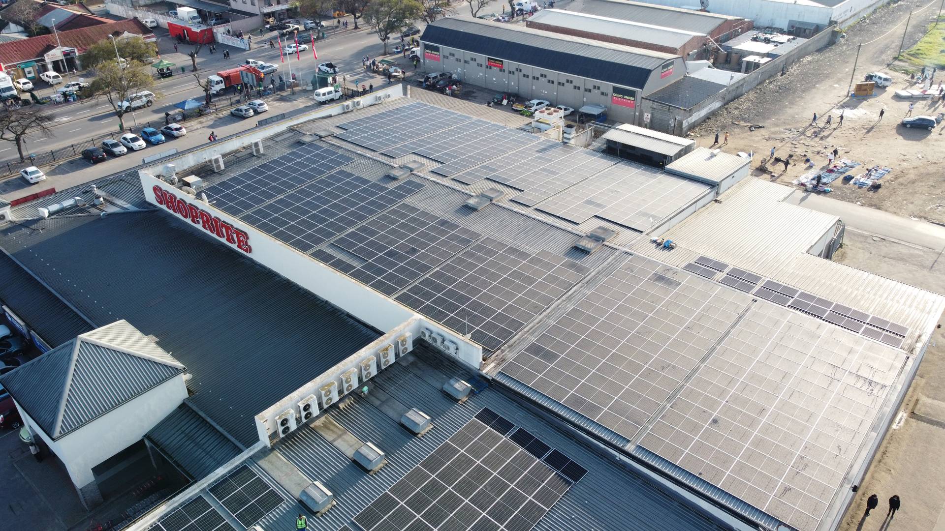 Financed solar plant delivering lower electricity costs