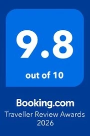Booking.com 9.8 — Traveller Review Awards